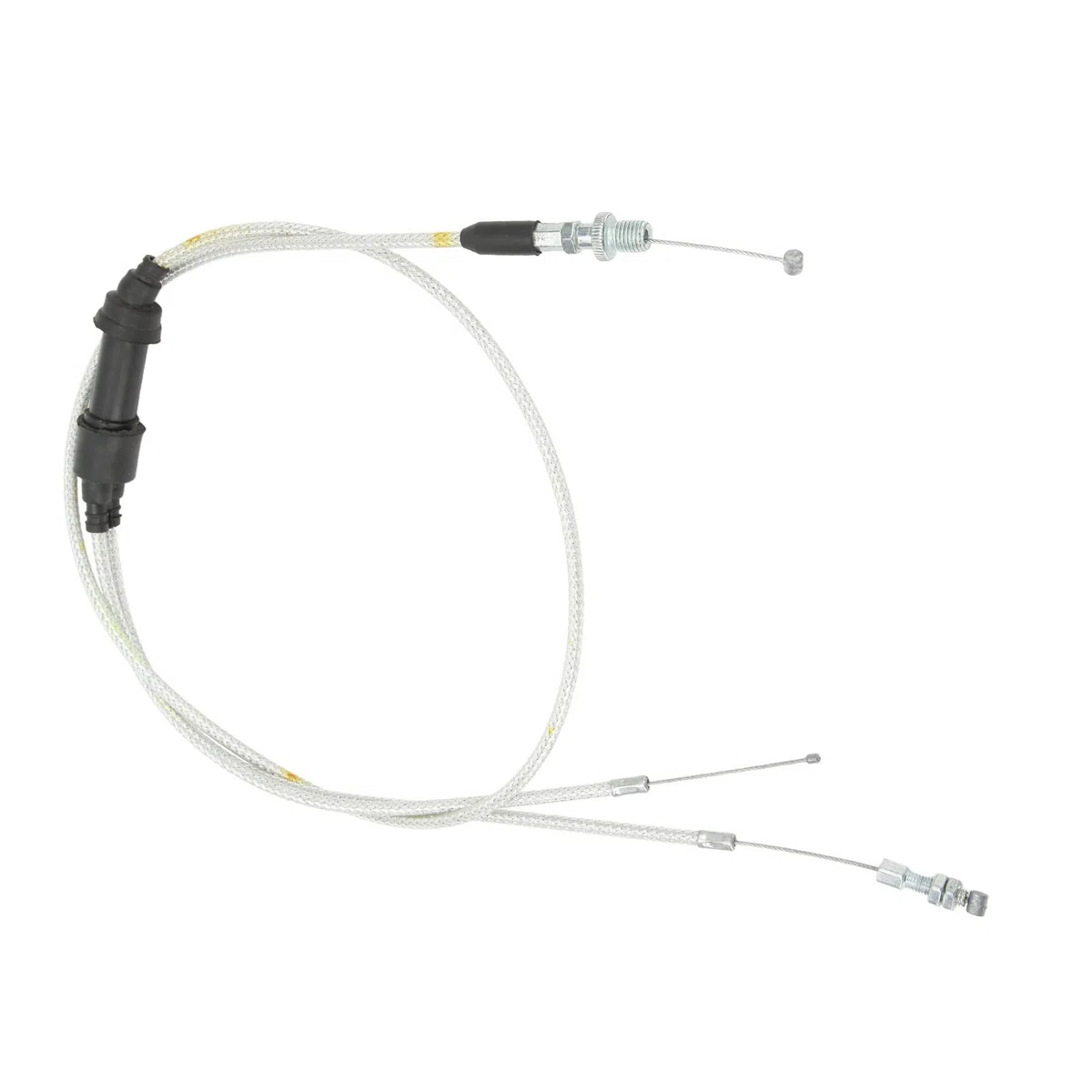 Qiilu Cable de Acelerador Doble de Motocicleta para CG150CC 200CC 250CC Motor ABS Metal Reemplazo de Cable de Acelerador de Motocicleta