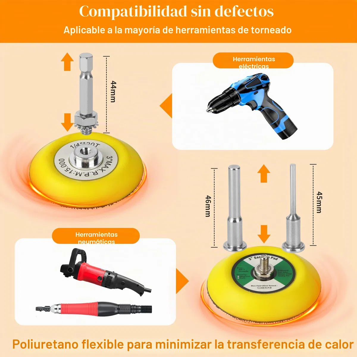 Kit Pulido Faros Coche de 145 Piezas, Disco de Lija para Restauración de Faros de 75mm, Papel de Lija Húmedo/Seco, Pulir Coche, Para Pulir, Lijar, Encerar - Compatible con Taladro, Pulidora, Coche