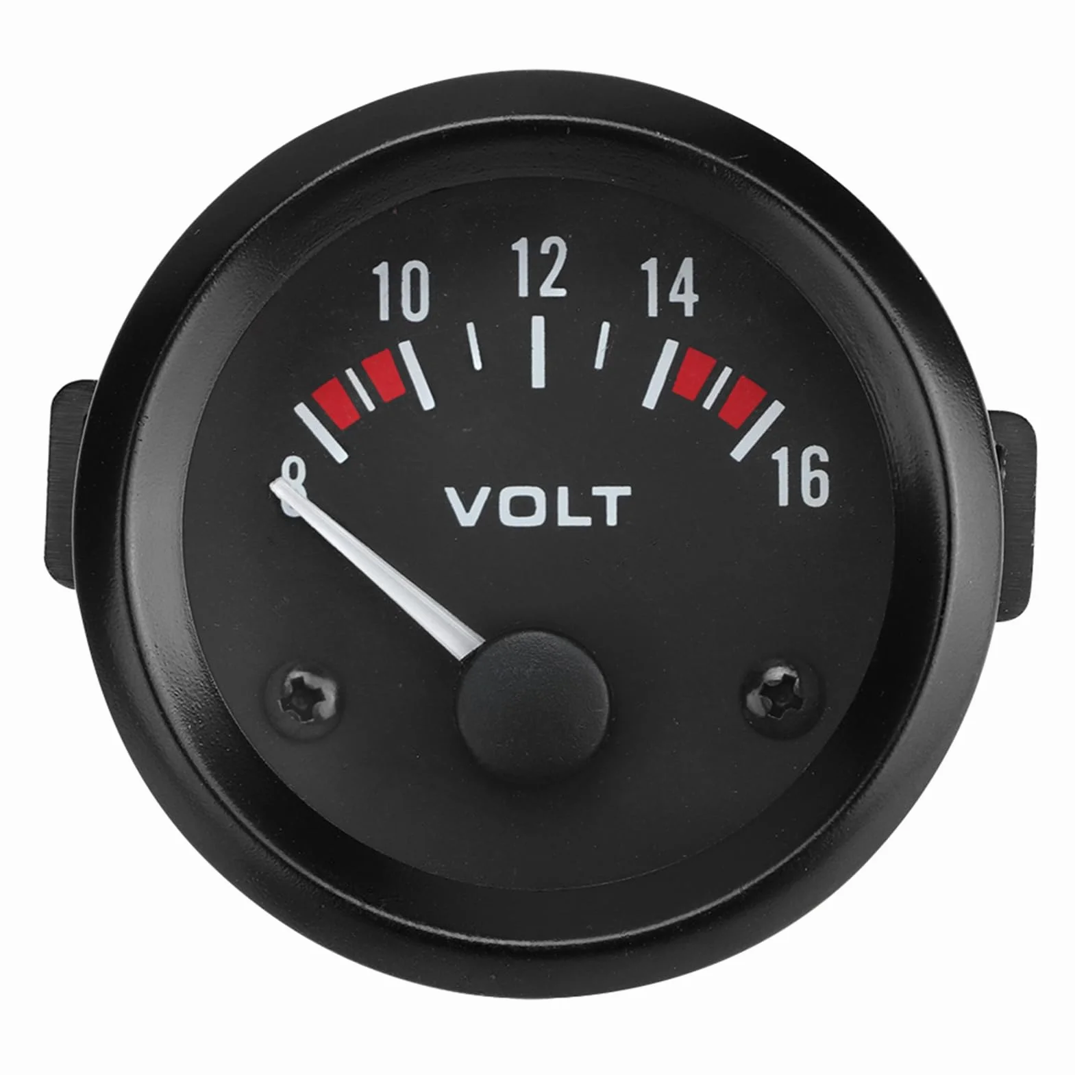 Voltímetro para Automóvil, Voltímetro Universal para Automóvil 12V 52 Mm Medidor de Voltaje Redondo 8-16V BX100007 para la Mayoría de los Automóviles de 12V