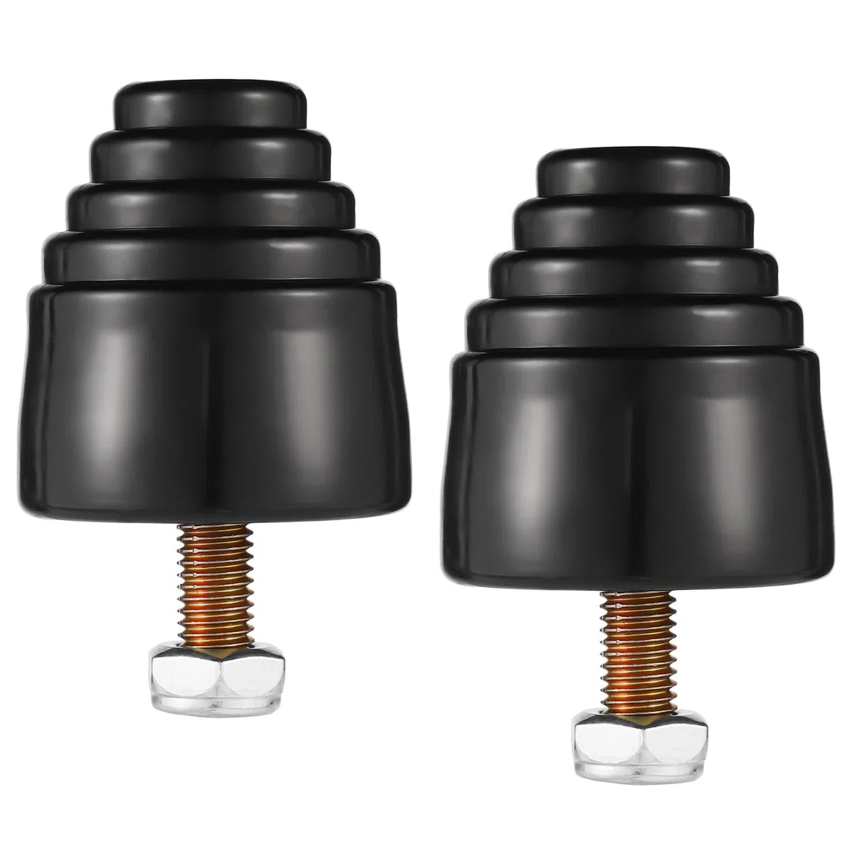 2uds Tope de Goma para Suspensión, Kit de Tope de Suspensión con Tuercas Universal Tope de Suspensión de Energía Accesorios Automotrices para la Mayoría de los Automóviles y Camiones