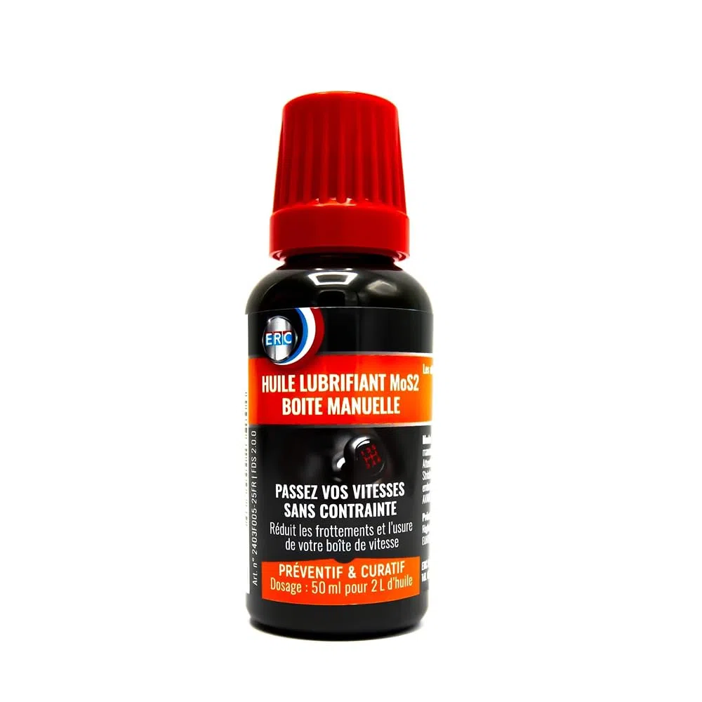 ERC | [Aceite Lubricante MoS2 para Caja de Cambios Manual] | Aditivo para Caja de Cambios Manual | Reduce la Fricción y el Desgaste de la Transmisión | Tratamiento Preventivo y Correctivo | 50 ml