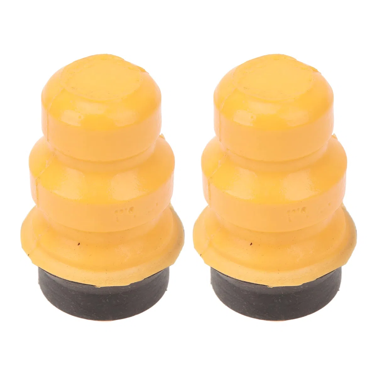 Cosiki 2 Piezas de Soporte de Amortiguador de Suspensión del Eje Trasero, Tope de Goma con Números OE 516680 9657150780, Ideal para 207, 2008 C3 y