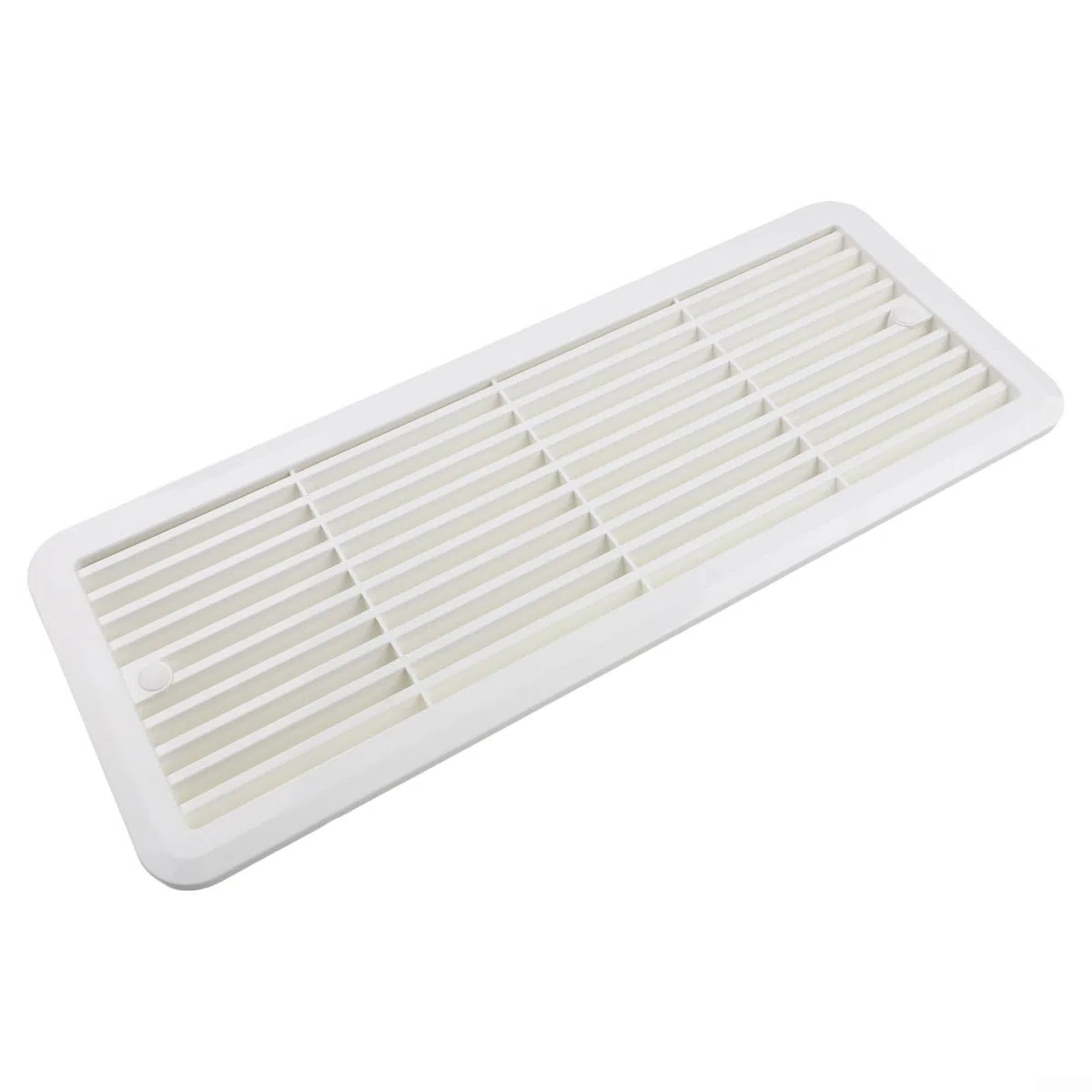 Thetford 62445480 - Rejilla de ventilación para refrigerador compatible con caravana, caravana, caravana, caravana, refrigerador, cubierta de ventilación ABS blanco negro (blanco)