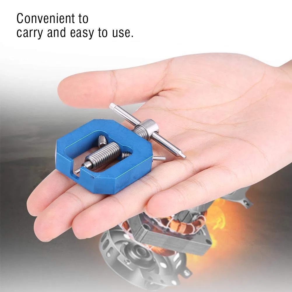 Extractor de Piñones Universal para Coches RC, Herramienta Profesional de Acero para Retirar Engranajes de Motor HSP HPI Traxxas, Accesorio de Actualización (Azul)