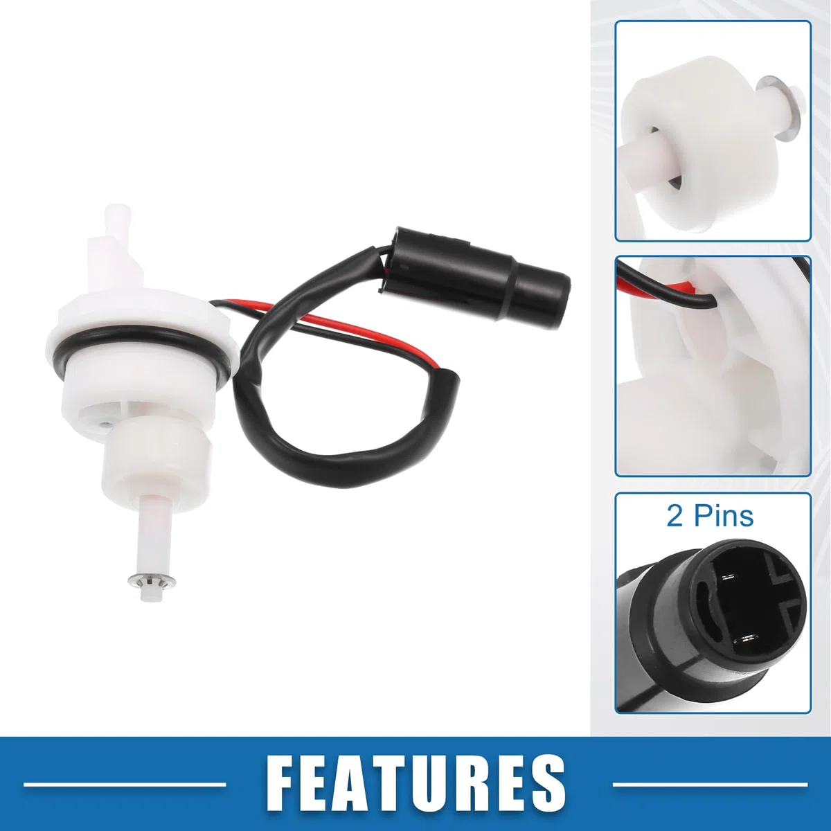 A ABSOPRO Sensor Separador Agua Combustible Para Gmc Para Sierra 2500 01-11 | Para Chevrolet Silverado 2500 2001-2011, Para Gmc Savana 2500 2006, Color Blanco/Negro, Material Plástico, Oe Mb220900