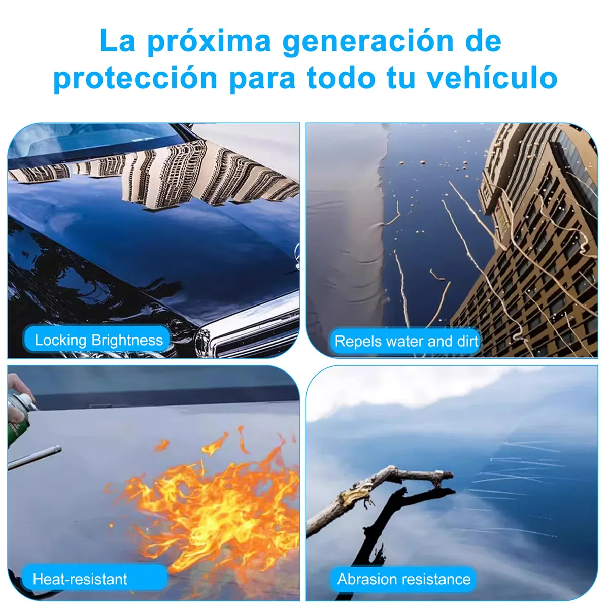 2022 9H Nano Ceramic Coating,Revestimiento Ceramico Coche, Super Hidrofóbico Pulido Car Coating, Anti Arañazos Coche Protección de Pintura