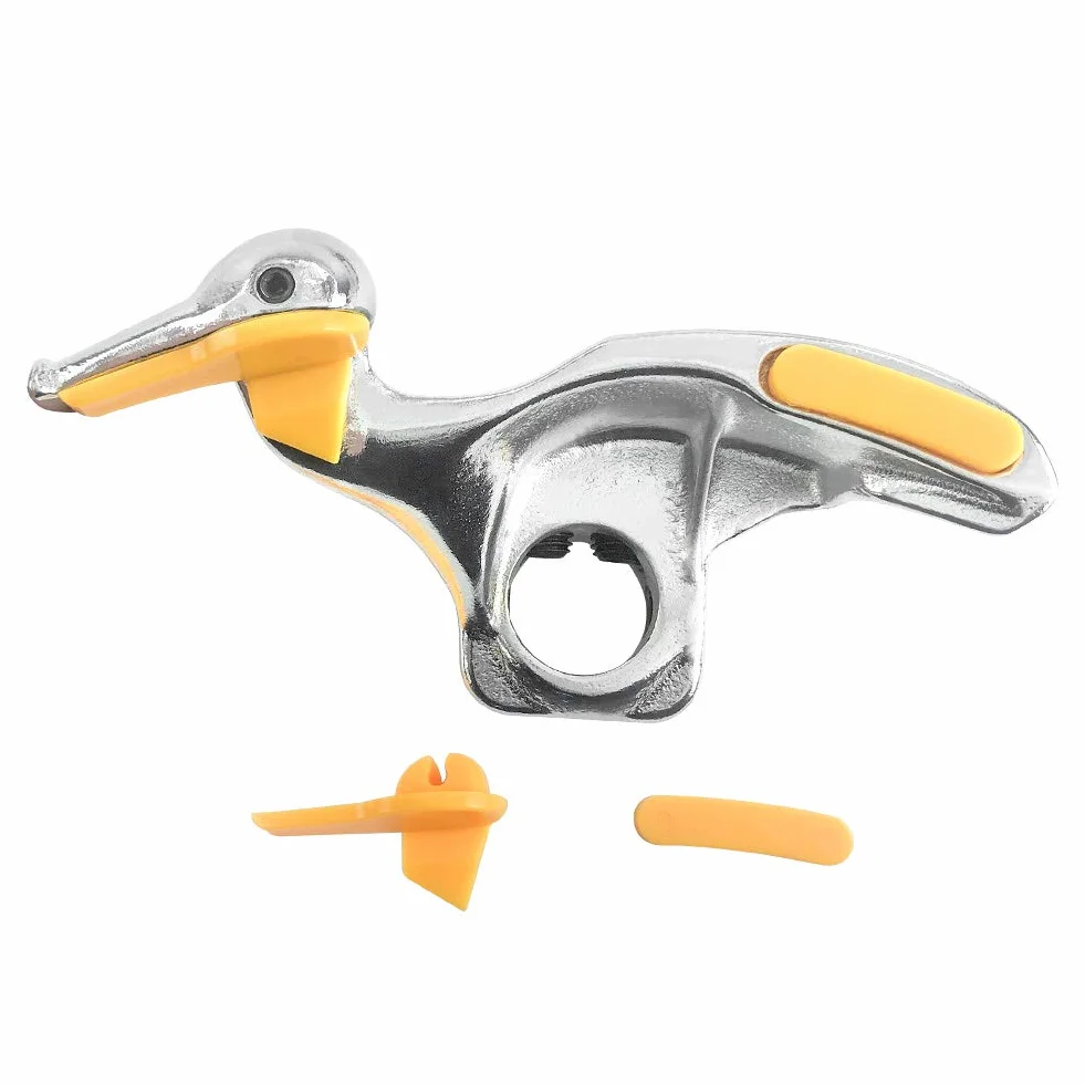 QWORK® Cambiador de neumáticos, Acero Inoxidable Herramienta e Pato la Cabeza del Coche Cambiador de Neumáticos Monte Desmontar, Diámetro 30 mm