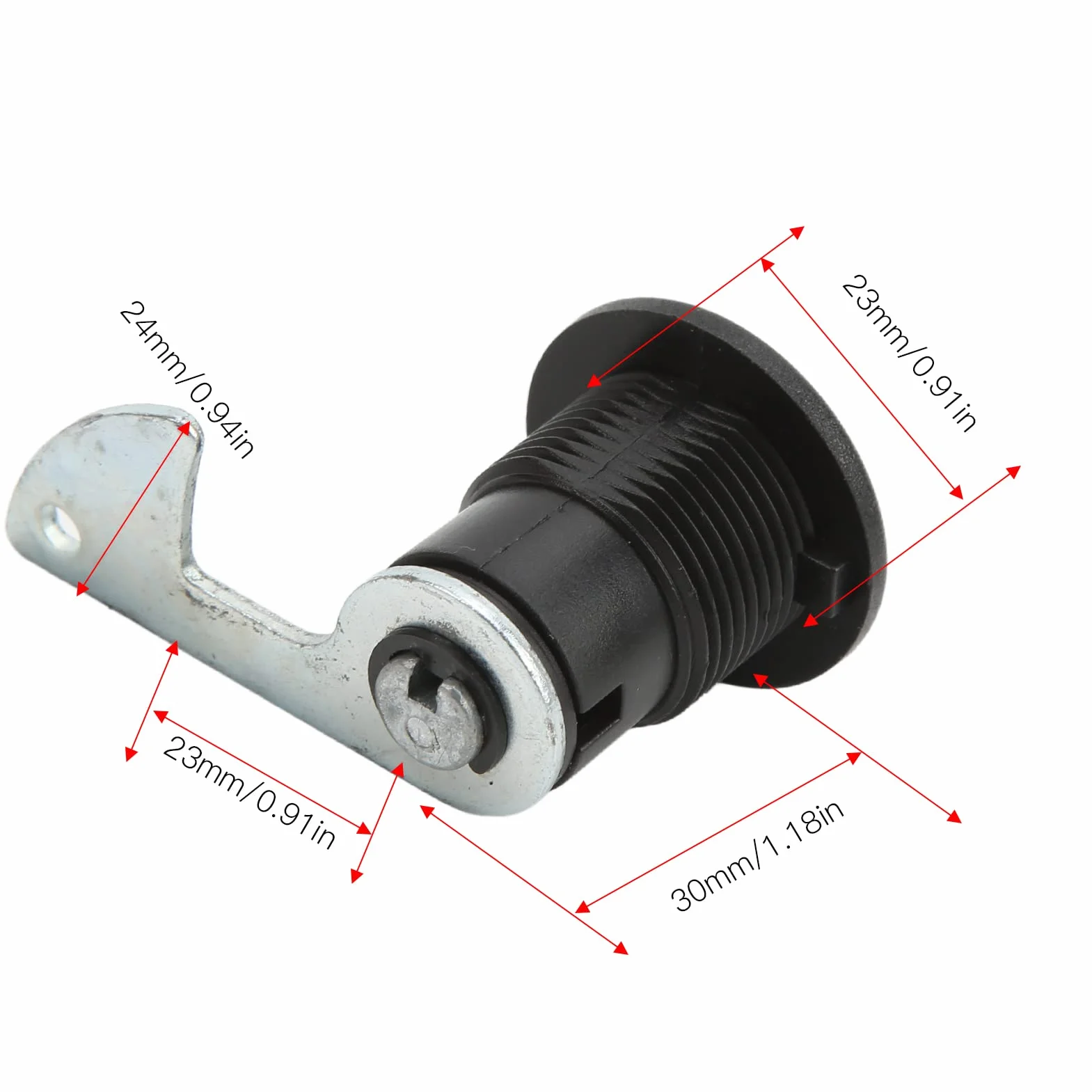 Cerradura Trasera para Maletero de Motocicleta, Akozon Universal Cerradura de Cola de Ajuste de Scooter Aluminio Plástico para Baúl de Almacenamiento de Motocicletas Eléctricas(#2)