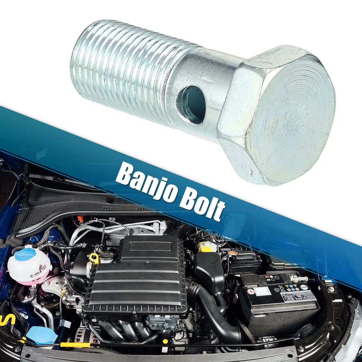 QUARKZMAN 2 Juego Adaptador Universal de Tornillo Banjo para Freno M16 x 1.5