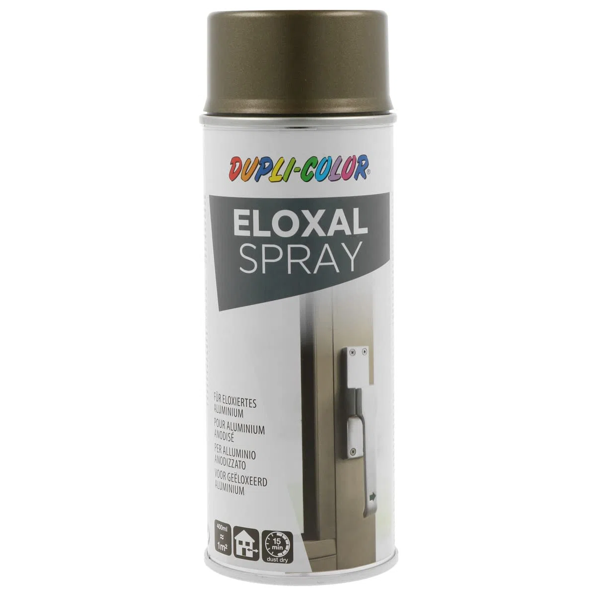 Duplicolor 299803 Pintura para Acero Inoxidable y Anodizados, Color Bronce, 400 ml