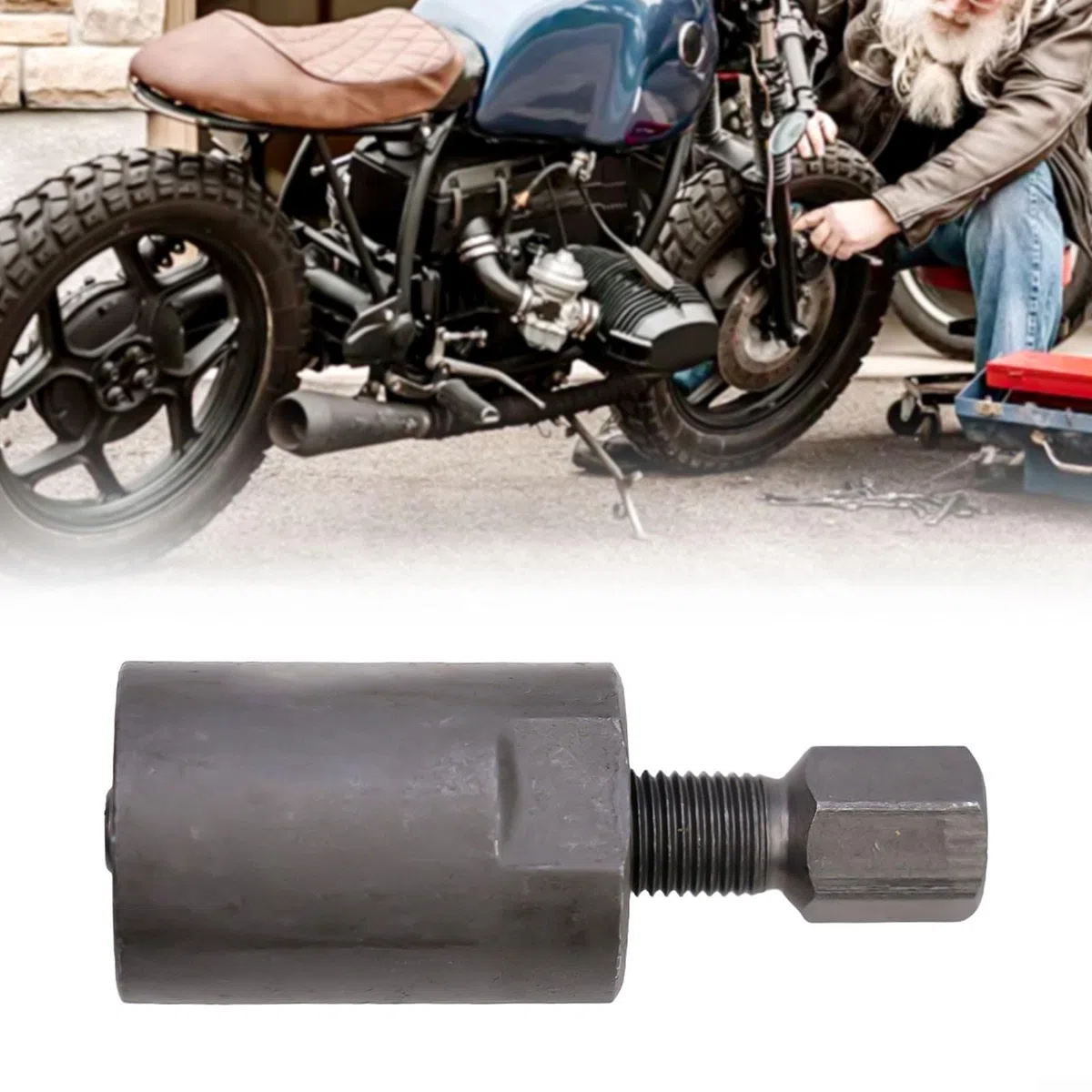 Herramienta extractora de volante Magneto de 30 mm x 1 5 mm roscas internas para motocicletas Suzuki