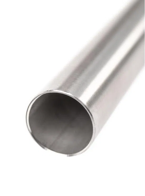 INOX - Tubo de acero inoxidable Ø 45 mm de grosor 1,5 mm de acero inoxidable soldado