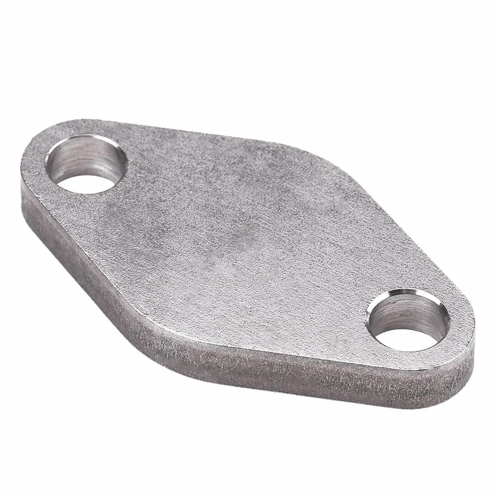 Kit placas bloque ciego válvula EGR, reemplazo duradero con junta incluida, kit reparación EGR 8 mm, for mecánicos profesionales y aficionados en mantenimiento automotriz