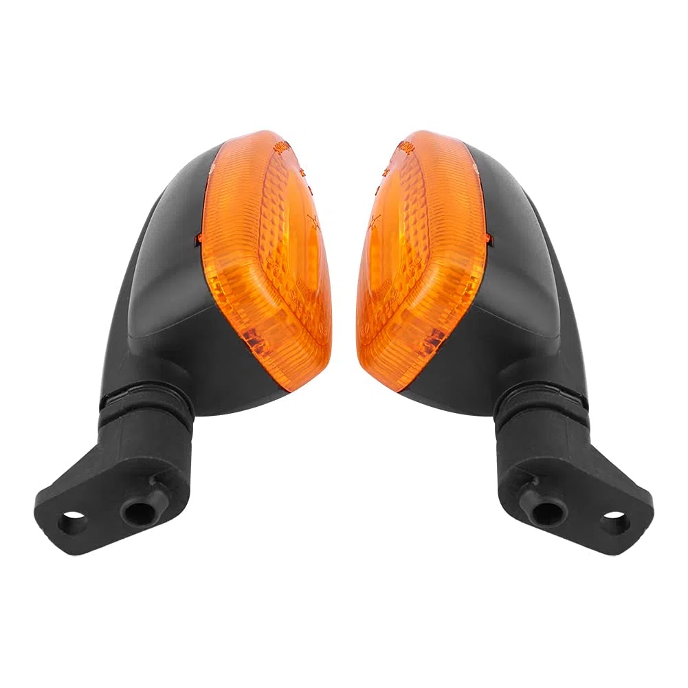 Par de Luces de Señal de Giro para Motocicleta, Lámpara Indicadora de Dirección para F800 (Amarillo)