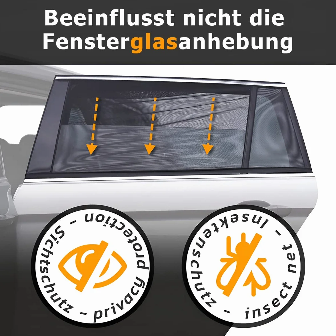 CGEAMDY 2 Piezas Parasol de Coche, Parasoles para Ventana Lateral del Coche, para Sol para Coches para Bebe, Niños, Mascotas, Sombrilla para contra Rayos UV Privacidad Protección (Ventana Trasera)