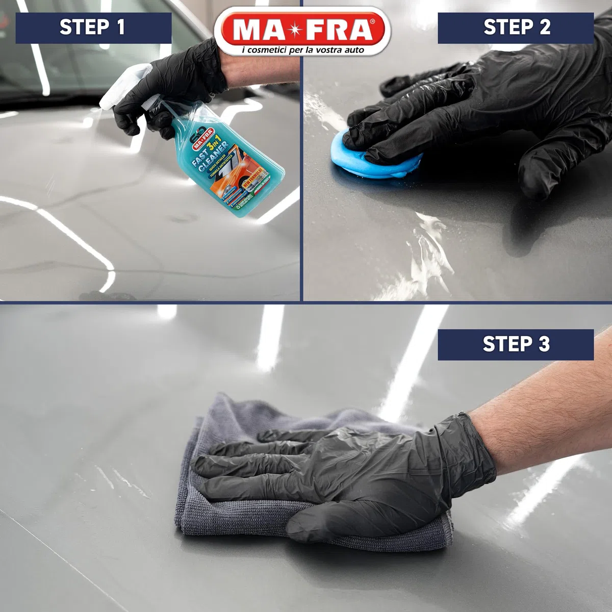 Mafra Kit Regénera, Tratamiento Completo para Carrocerías, de Coches y Motos