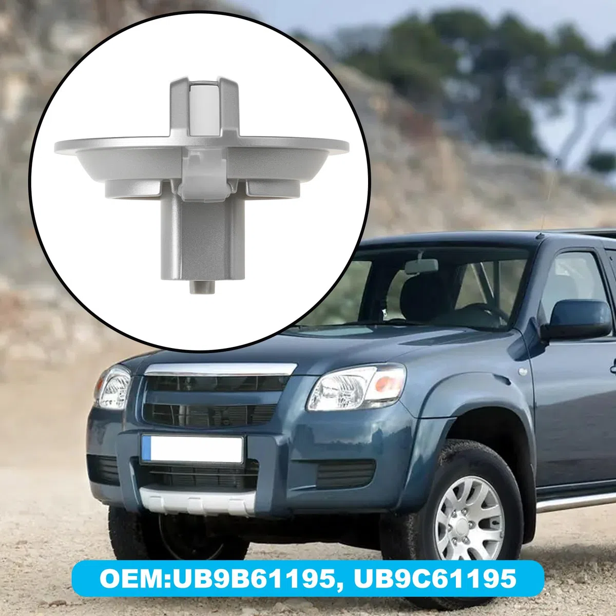 SG Store 3 interruptores de perilla de control de ventilador de calentador compatibles con Mazda BT50 compatible con Ford Ranger 2006-2011 UB9C61195