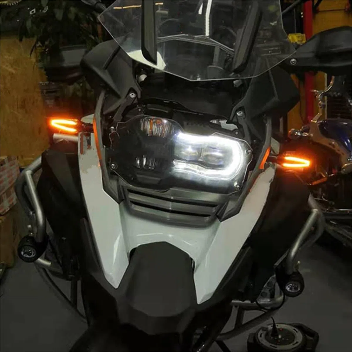Luz Direccional para Motocicleta para B&MW G310R, G310GS, S1000 XR, S1000 RR, S 1000 R, Intermitentes Delanteros Y Traseros. Indicadores De Motocicleta(2 Piezas)