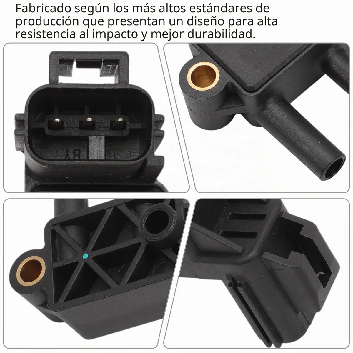 Sensor presión de gases escape para Kuga I, C-Max 2, Focus 3, Max, Galaxy, Mondeo, S-Max 1698614 para C30, S40 II, S60 II, S80 II, V40, V50, V60 I, V70 III 2010-2015 AV615L200AA AV615L200AB