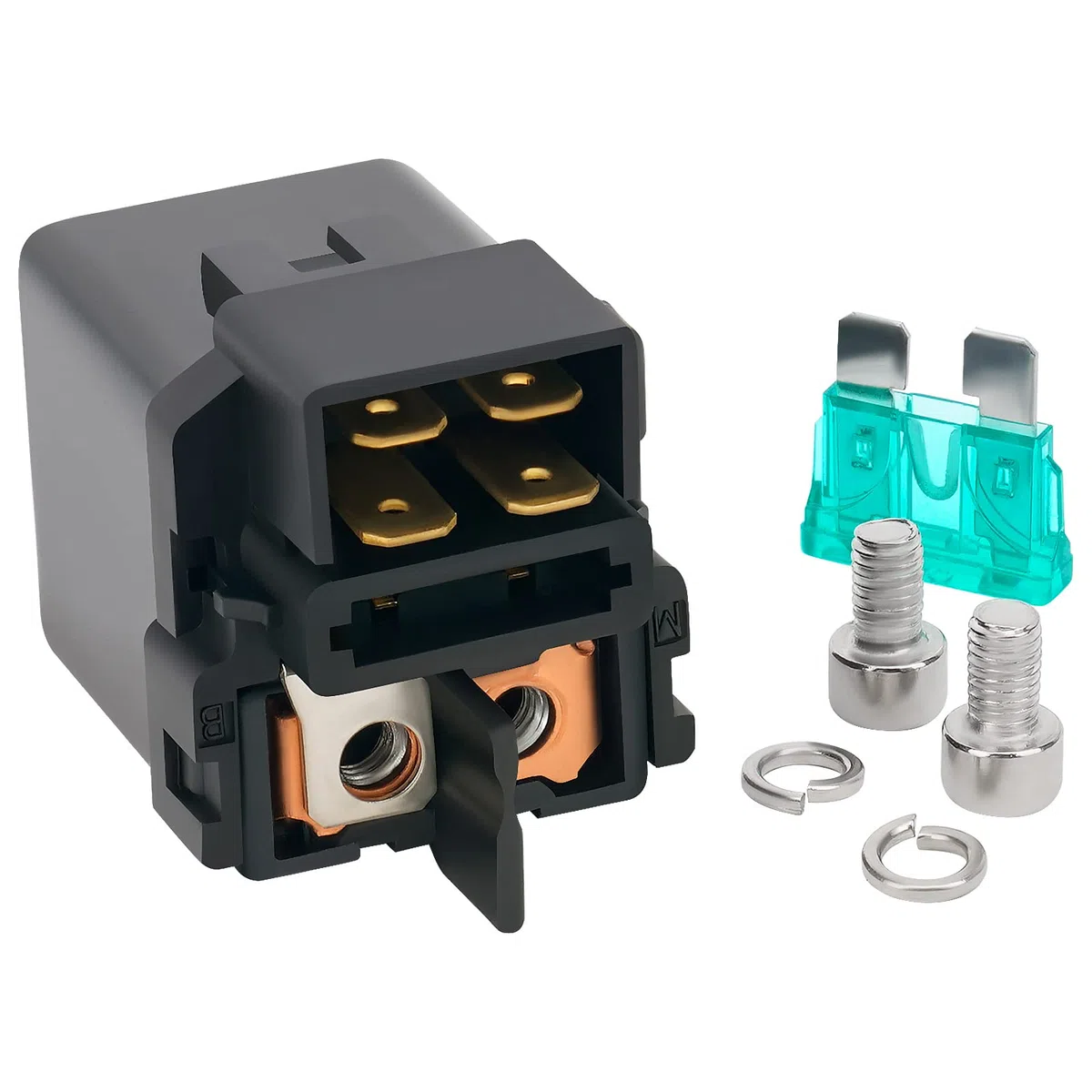 Road Passion - Motocicleta Arranque del Relé Solenoide para KAWASAKI KLX140 08-UP KSF450 KFX 2008-2014 KVF 650 a/b/d/e Prairie/Brute Force 2002-Up