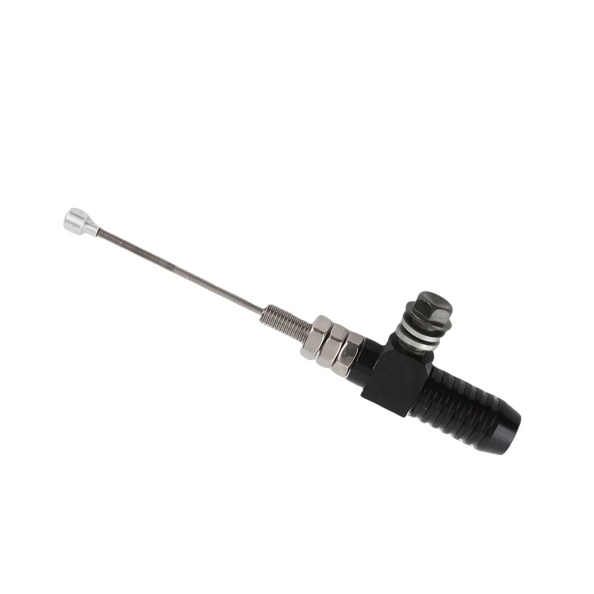 M10x1.25mm Motocicleta Universal Embrague Hidráulico Cilindro Maestro Varilla de Freno Bomba Azul(negro)
