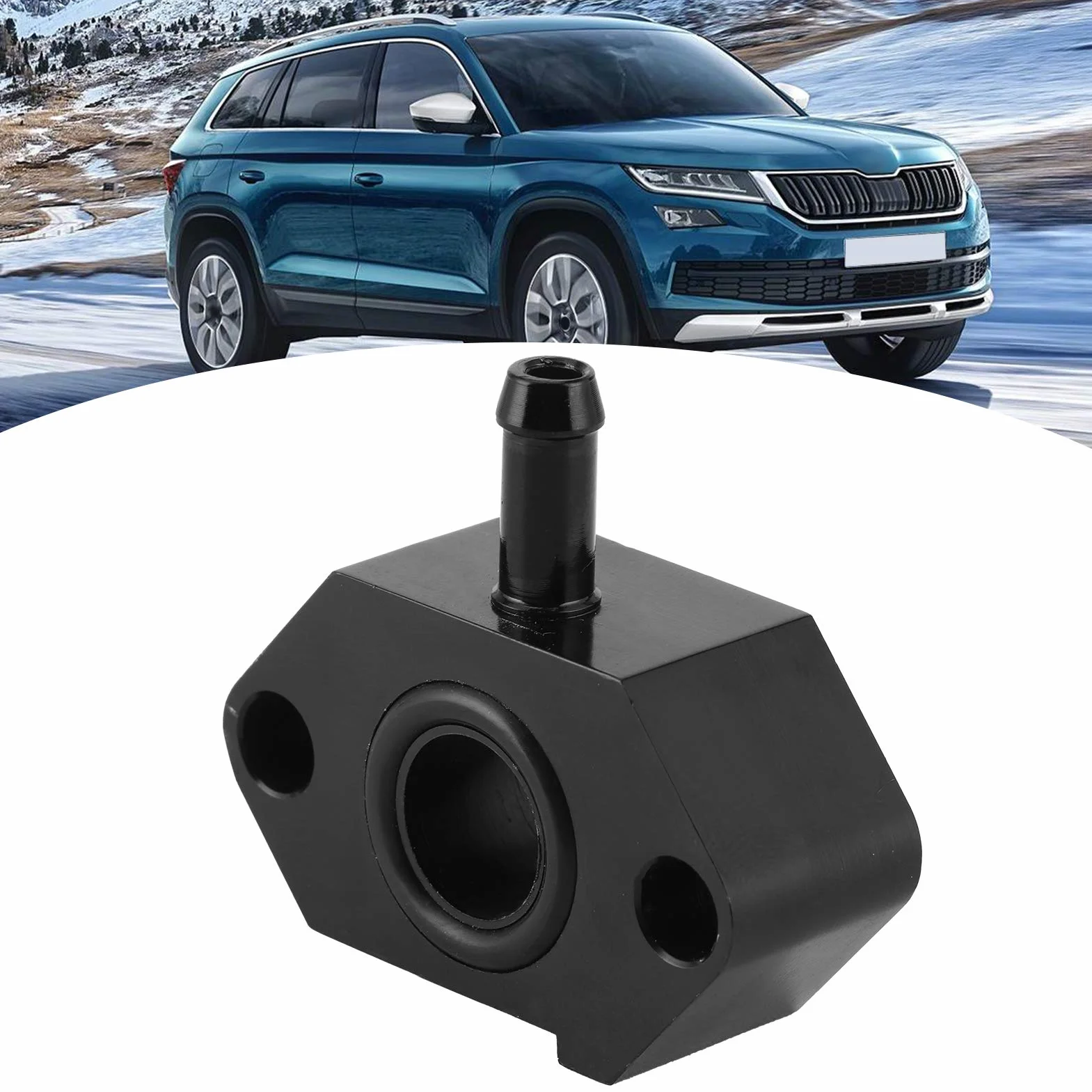 Adaptador de Sensor de Calibre Boost, Aluminio Vacío De Grifo Turbo Boost,Ajuste de para TFSI 1.2T / 1.4T 1.6 1.9 2.0 TDI
