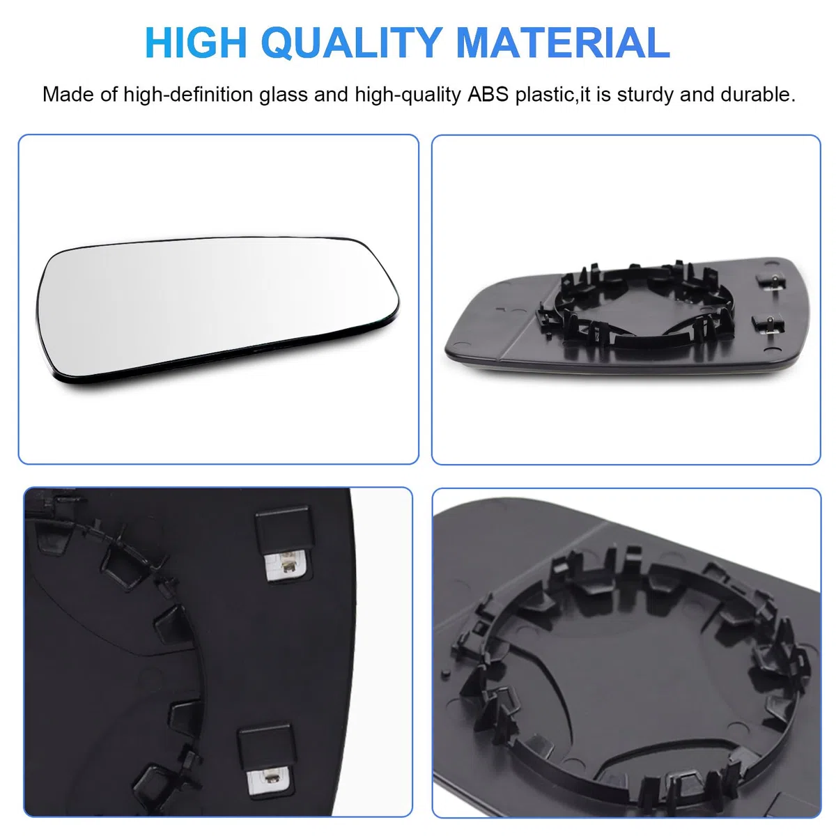 Mingke Cristal Espejo Retrovisor Derecho para Opel Zafira B 2009-2014 Retrovisor Exterior Calefactable Ajustable