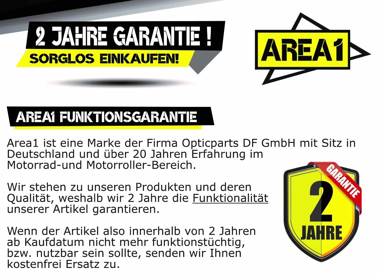 Area1 Caja de filtro de aire + inserto para 50 ccm 2T compatible con Yamaha Aerox 50 R/Naked Neos Jog R BWS Why Slider, apto para MBK Nitro Booster Ovetto MachG Stunt, Malaguti F12 15 Benelli K2 491