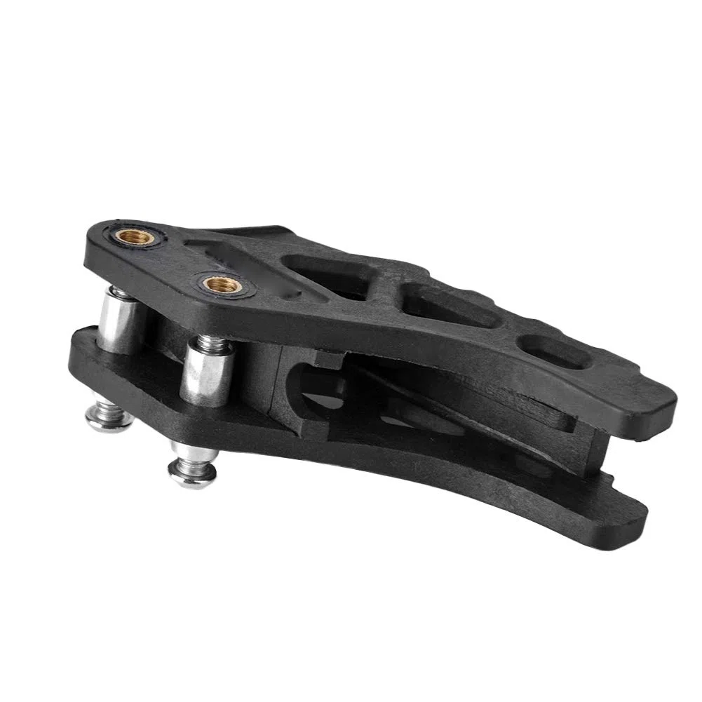 Qiilu Guía de cadena de motocicleta, Guía de cadena de plástico universal para 420 428 520 525 530 50 110 125 250 Bicicleta Motocicleta