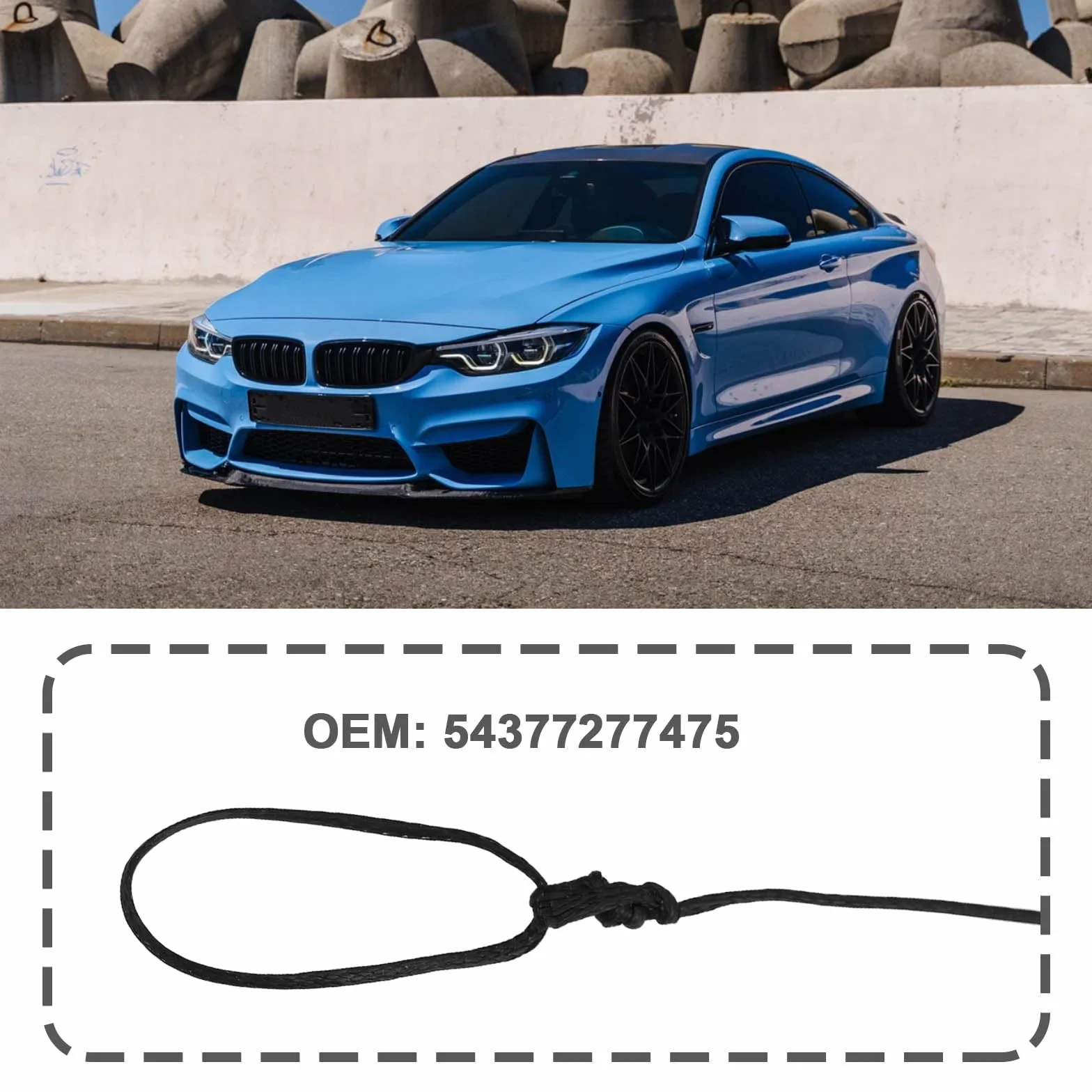 2 Tensores para Capota de Coche (54377277475) Compatible con BMW F83 F33 E93