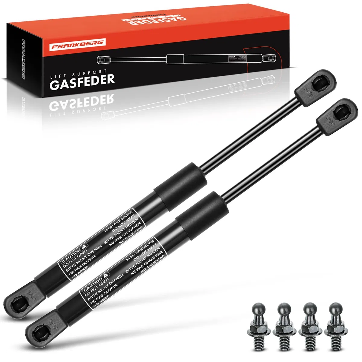 Frankberg 2x Amortiguadores de gas Capó Compatible con Grand Cherokee II WJ WG Todos los Motores SUV 1999-2005 Replace# 55136764AA