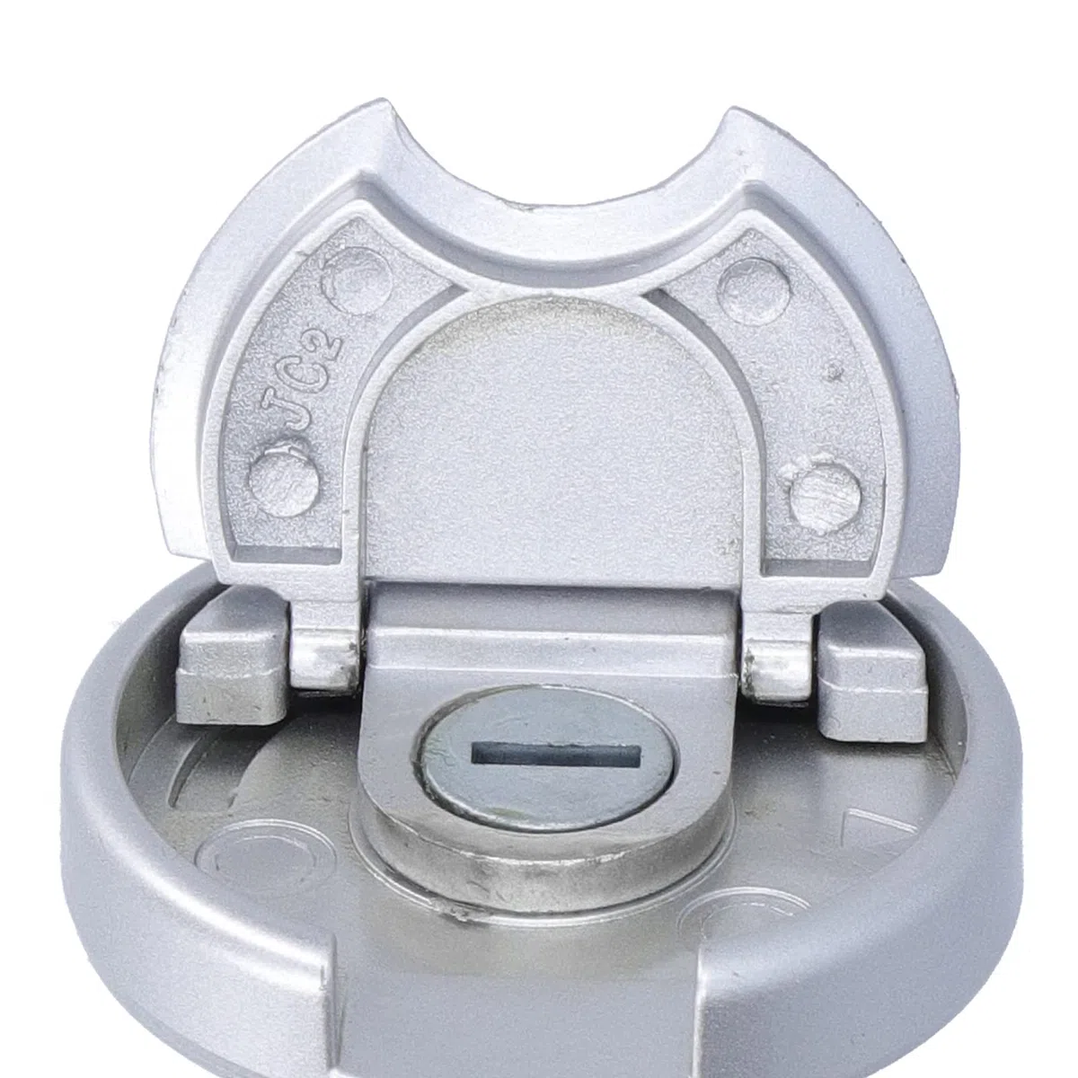 Fydun Tapa de Bloqueo del Tanque de Gasolina con Llaves Piezas de Acero Inoxidable Tapa del Tanque de Gasolina Universal para Motocicleta Scooter