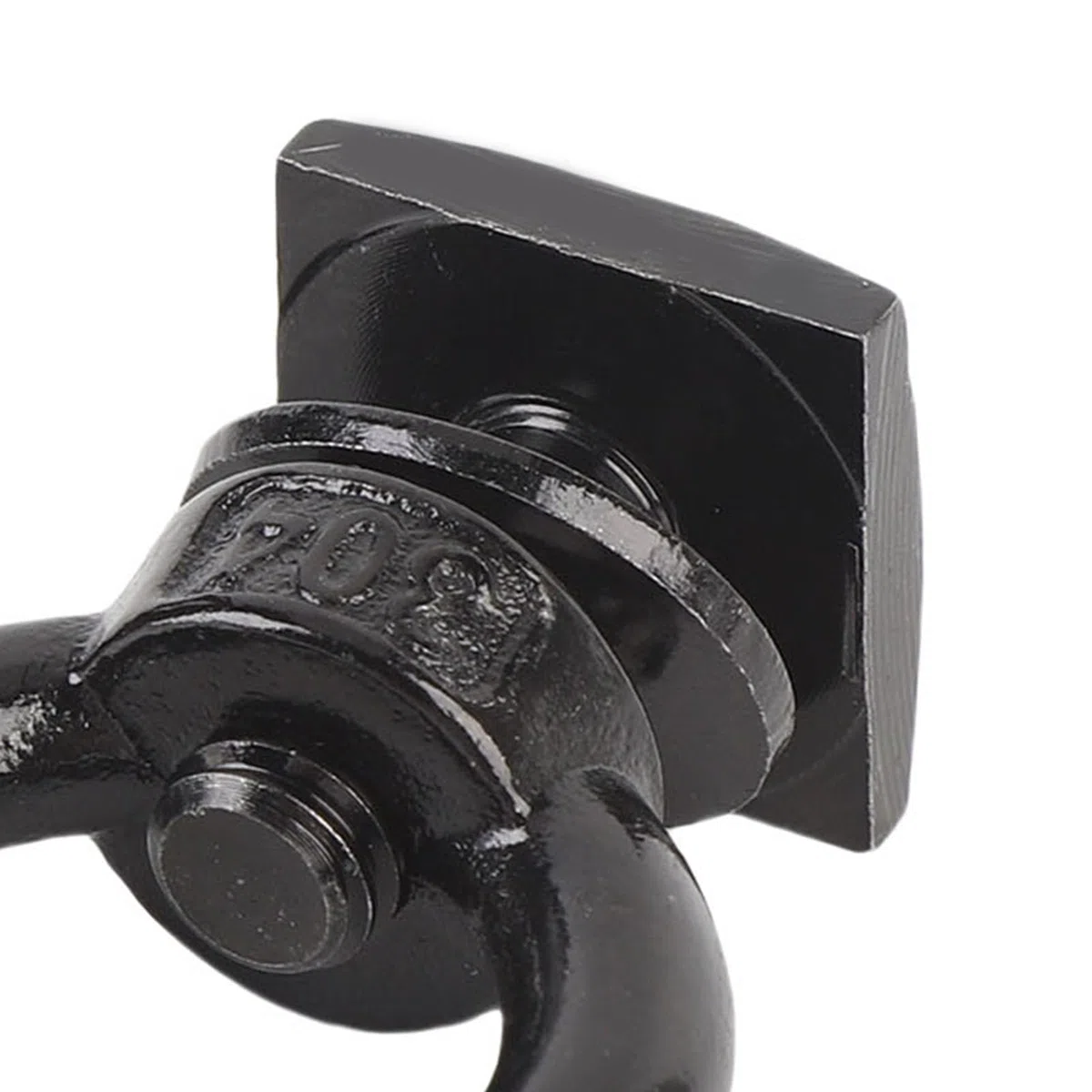 CHICIRIS Anclaje de Riel M8 en T, 4 Piezas, Amarre con Ranura en T de Acero Inoxidable, Ajuste de Riel de Fácil Montaje para Correas de Trinquete y Cuerdas Elásticas, para Camioneta, (Black)