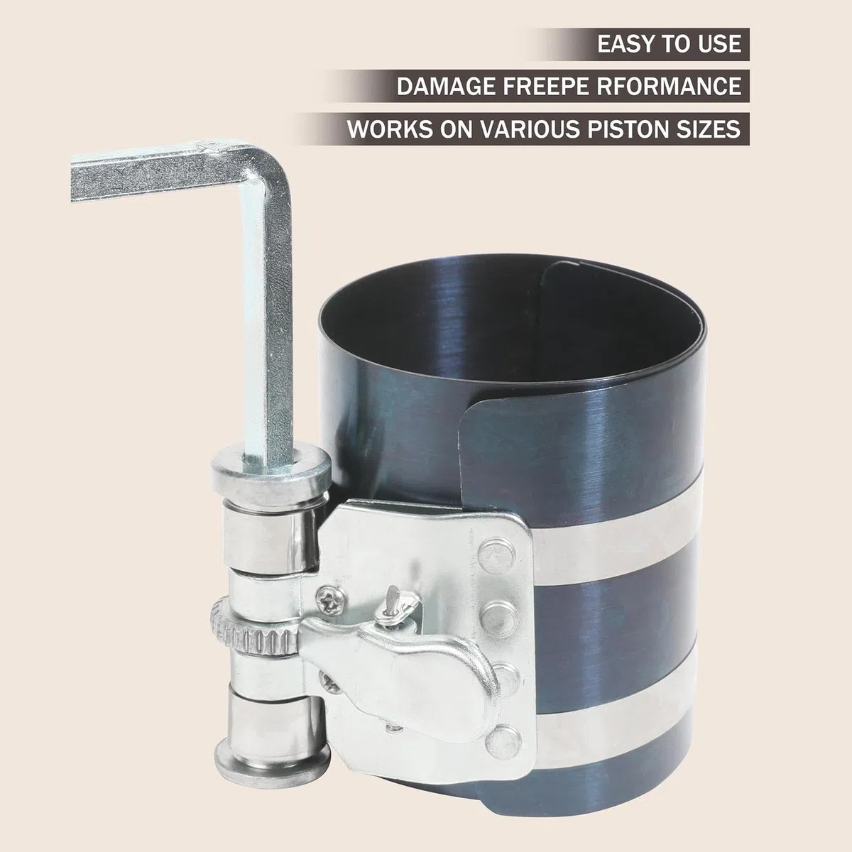 Instalador De Anillos De Pistón, Herramienta De Instalación De Pistón De Trinquete Ajustable, Kit De Extracción De Anillos De Pistón, Herramienta De Reparación De Automóviles, Kit De Extracción Del In