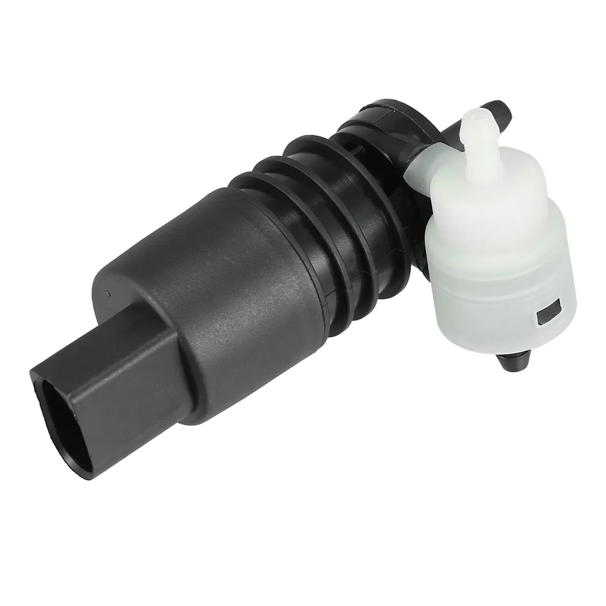 X AUTOHAUX Parabrisas Arandela Motor Bomba de Agua de Limpiaparabrisas para VW Golf Jetta -1 Unidad Negro