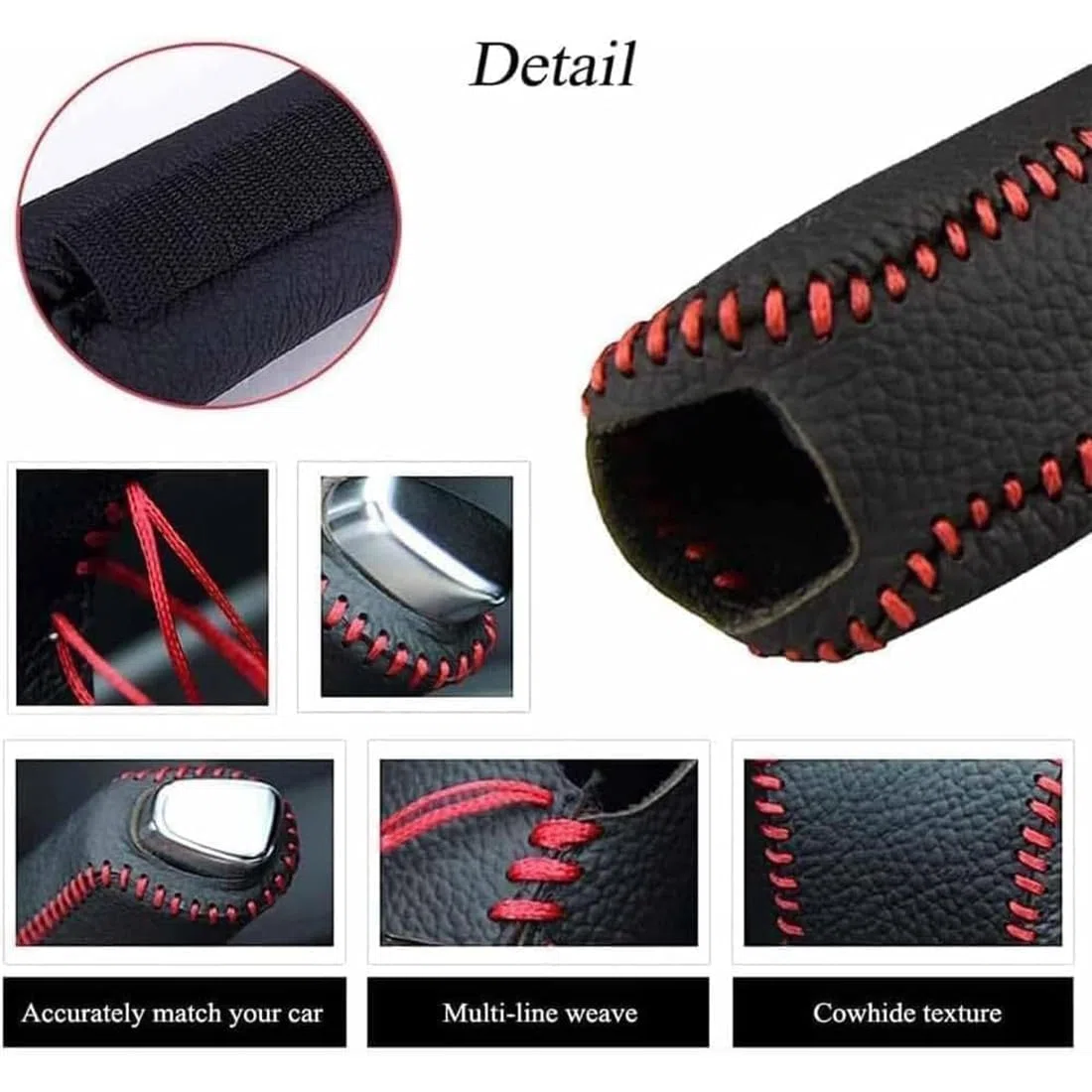 Funda Freno de Mano Coche para Mazda Miata MX-5 MX5 Type ND NC NB NB-FL NA 2016-2024 Funda Palanca Freno de Manoprotector de Mango Cubierta Manija Freno Mano,C