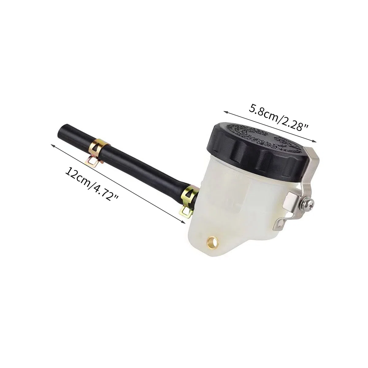 Motorbik - Depósito de líquido de frenos para GSXR750 ZX10R ZX14R ZX6R ZX7 ZX7R ZX9R Z1000 ZZR600 600 750 1000