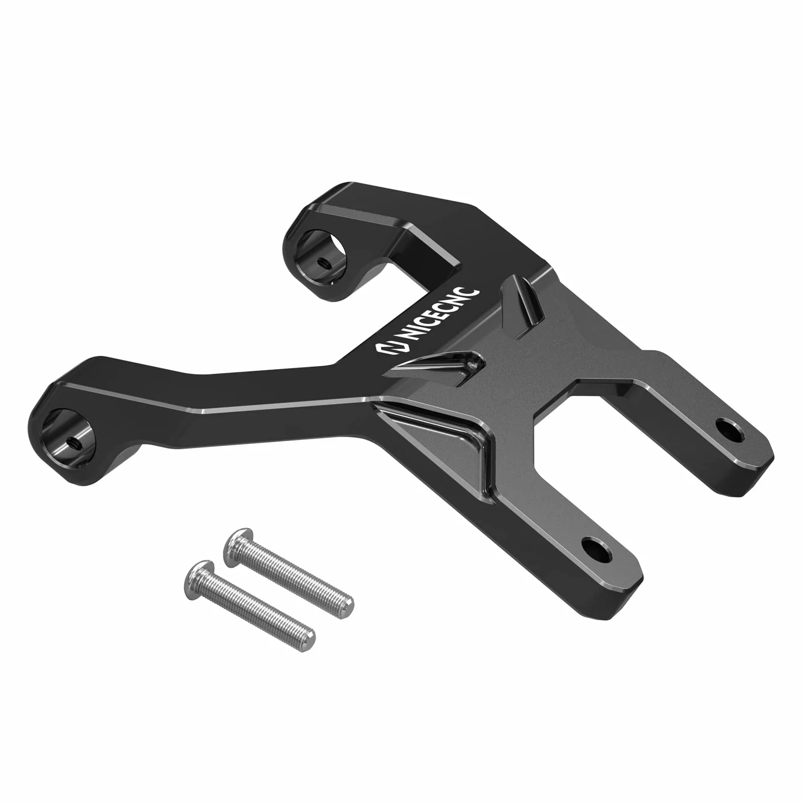 NICECNC Estabilizador de tablero negro Compatible with Yamaha Tenere 700 XTZ700 2019-2024, Tenere 700 Rally Edition 2020-2023, Not Fit Digital TFT Screen