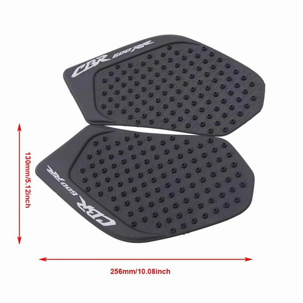 Riloer Adhesivo antideslizante para depósito de combustible, adhesivo lateral antideslizante, protector para H0nda CBR600RR F5 2003 2005 2006