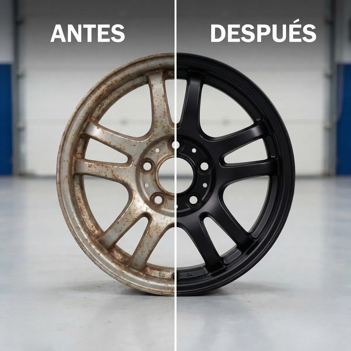 Spray Pintura Acrílica Negro Mate 1K 400 ml — Alta Cobertura, Secado Rápido, Adherencia Superior en Metal, Chapa, Llantas, Plástico y Bricolaje