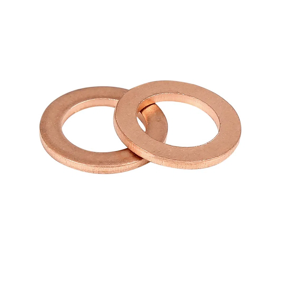 X AUTOHAUX 30Pcs Arandela de Cobre Junta de Sellado Plana para Coche de 10x16x1,5mm