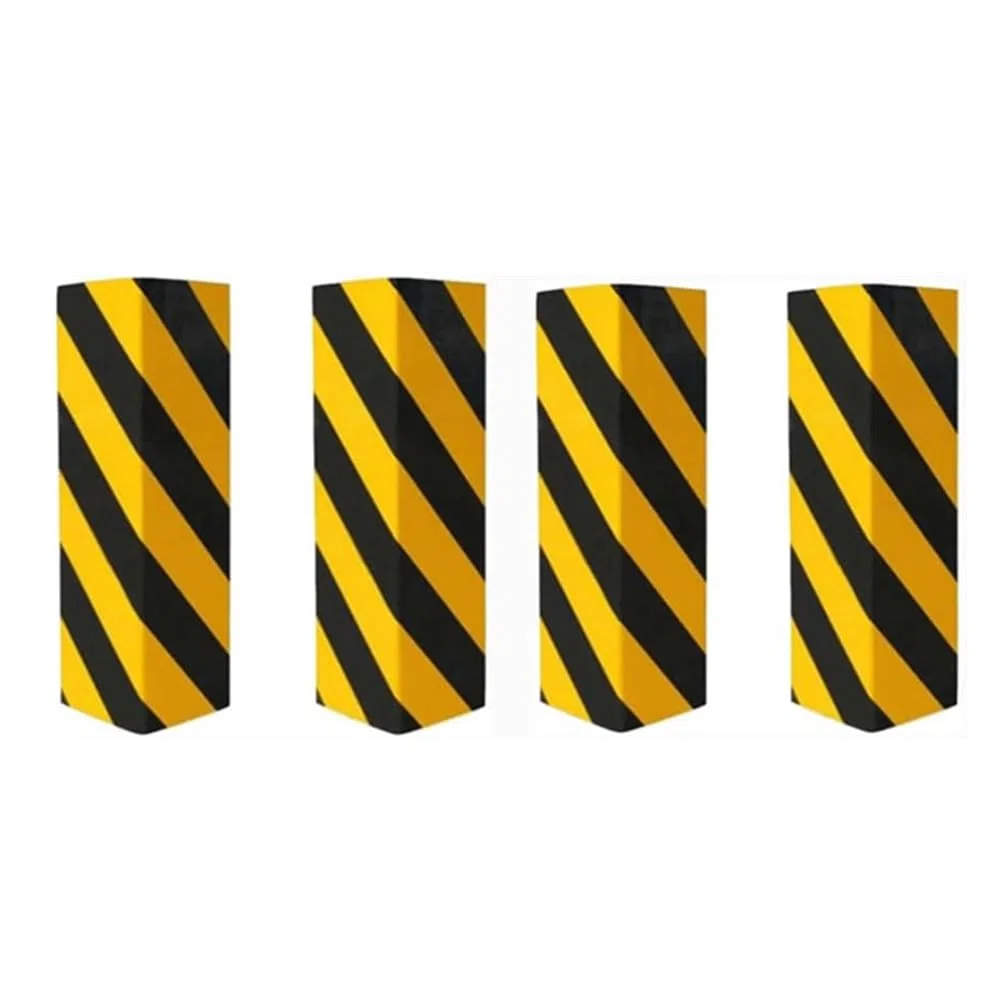 4 unidades Columnas Parking protector puerta garaje Esquina Parking Adhesivo Al Apagar Paragolpes Protector para La Puerta de Coche (40 * 15 * 1.5cm-4PC)