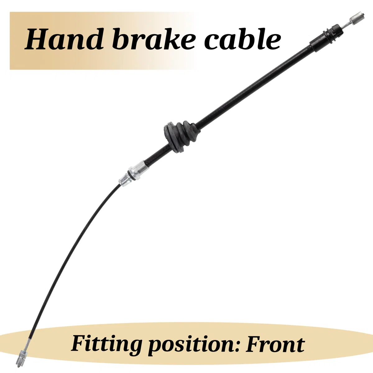AERZETIX - C71433 - Cable de freno de mano - lado de montaje delantero - compatible con números OE 36402 00Q0B, 3640200Q0F, 36402 00QAB, 1605111