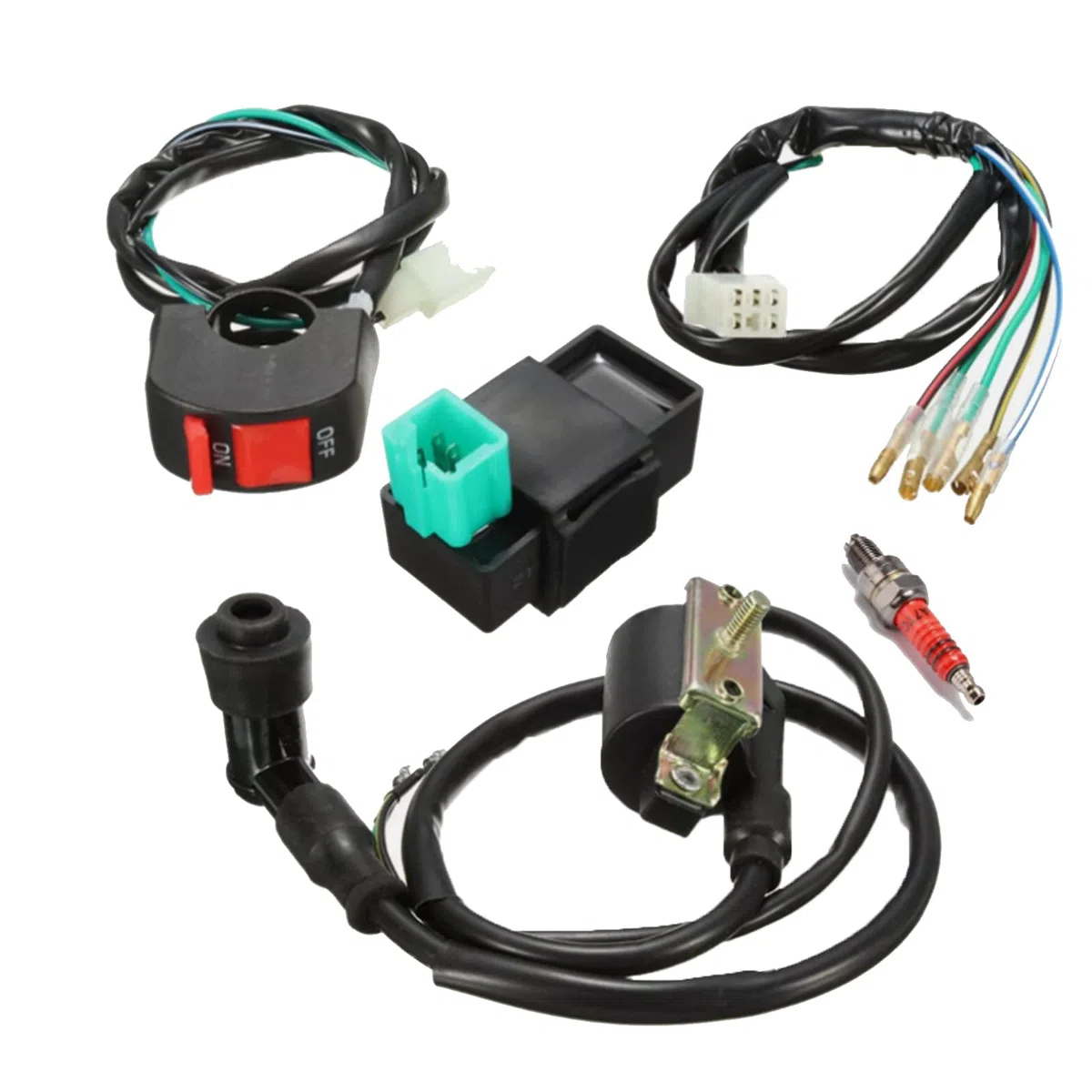 Kit de reconstrucción de bujías CDI de 5 cables para pit bike de 110 cc, 125 cc, 140 cc