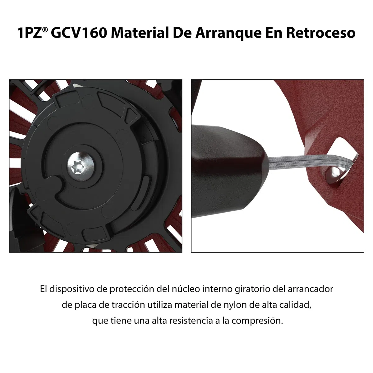 1PZ SP1-GC5 Arrancador de Retroceso para Honda GC135 GC160 GCV135 GCV160 EN2000 5.5HP 6HP Cortacésped Motor 28400-ZL8-023ZA 28400-ZL8-013ZA