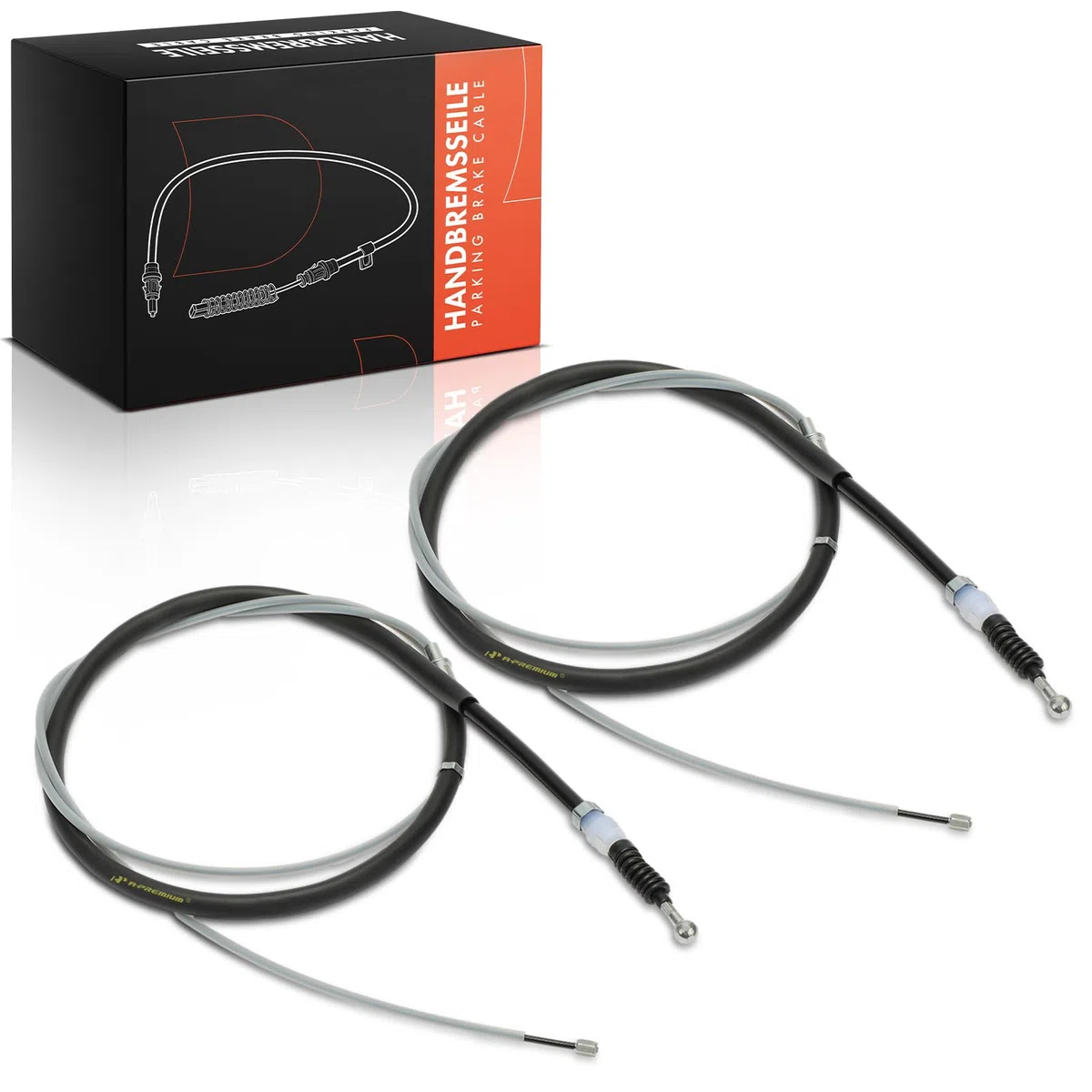 Frankberg 2x Cable del freno de mano Trasero izquierdo derecho Compatible con Golf VI 5K1 Golf V 1K1 Golf Plus 521 5M1 Golf VI Variante AJ5 Yeti 5L Replace# 1K0609721AA
