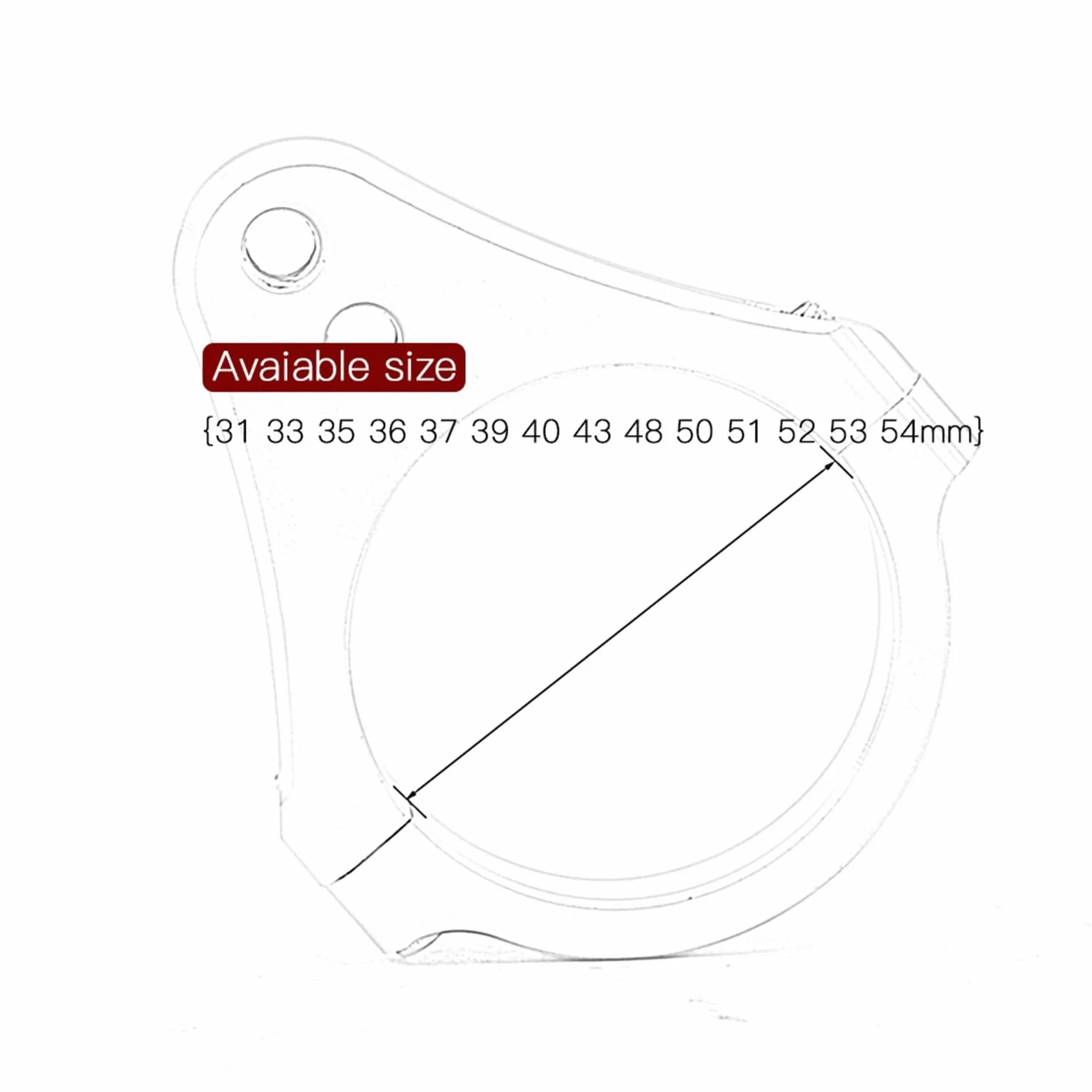 Amortiguador De Dirección Aluminio CNC para Motocicleta, Abrazadera Montaje Marco Horquilla, Universal, Dorado, 27, 28, 29, 30, 31mm-60mm para Benelli