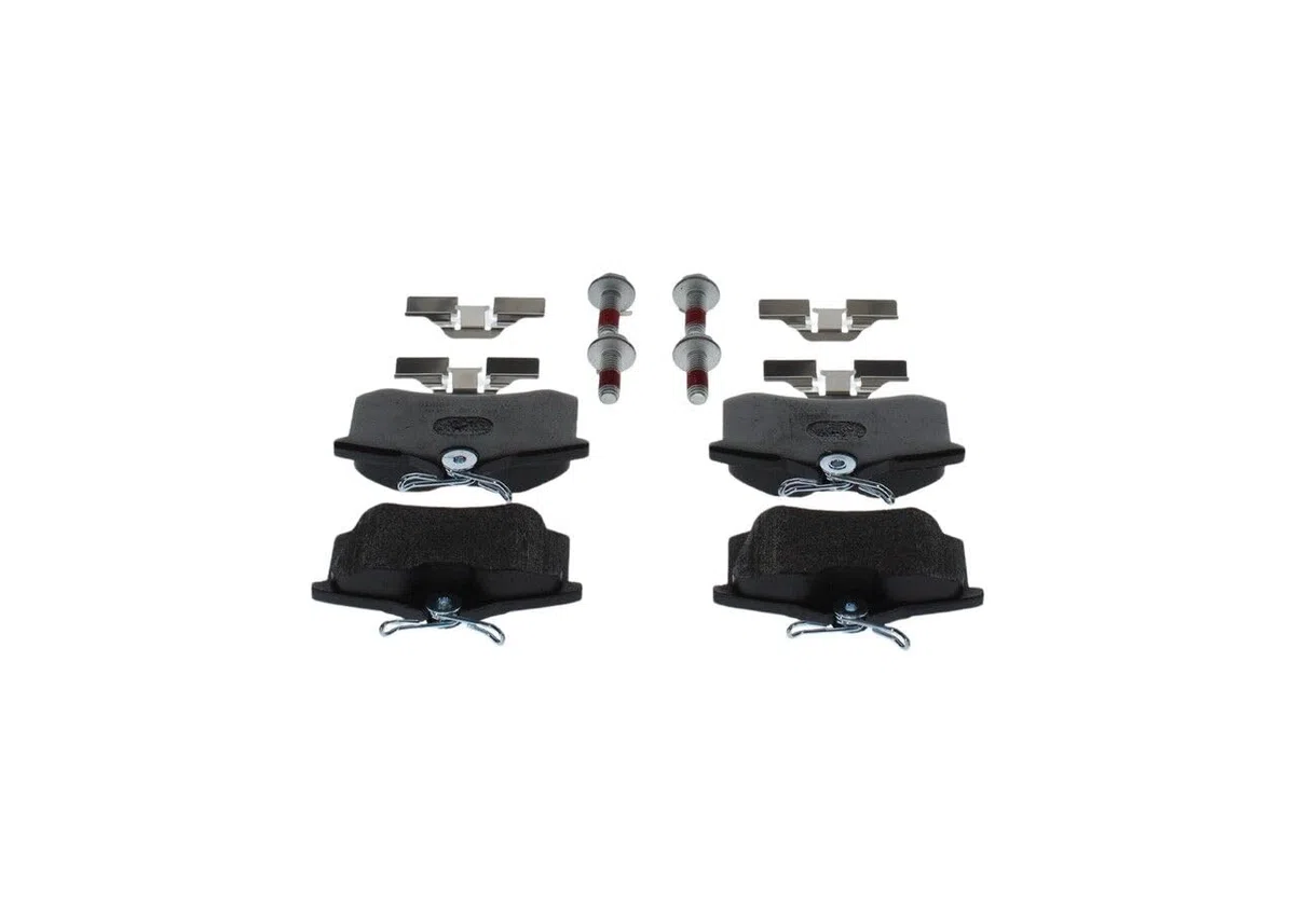Bosch BP2674 Pastillas de freno - Eje trasero - certificación ECE-R90 - 1 juego de 4 pastillas
