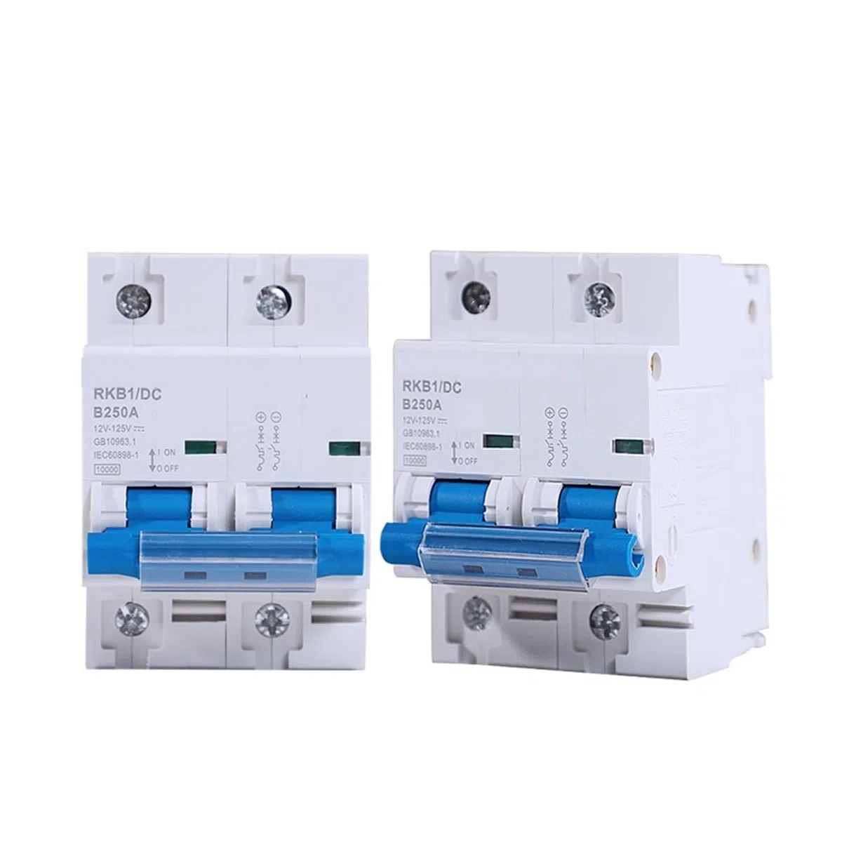 Disyuntor de CC Disyuntor de CC 2P 80A 100A 125A 150A 200A 250A 12V 24V 48V 60V 72 96V célula Solar RV yate Scooter Interruptor de protección de batería(200A)