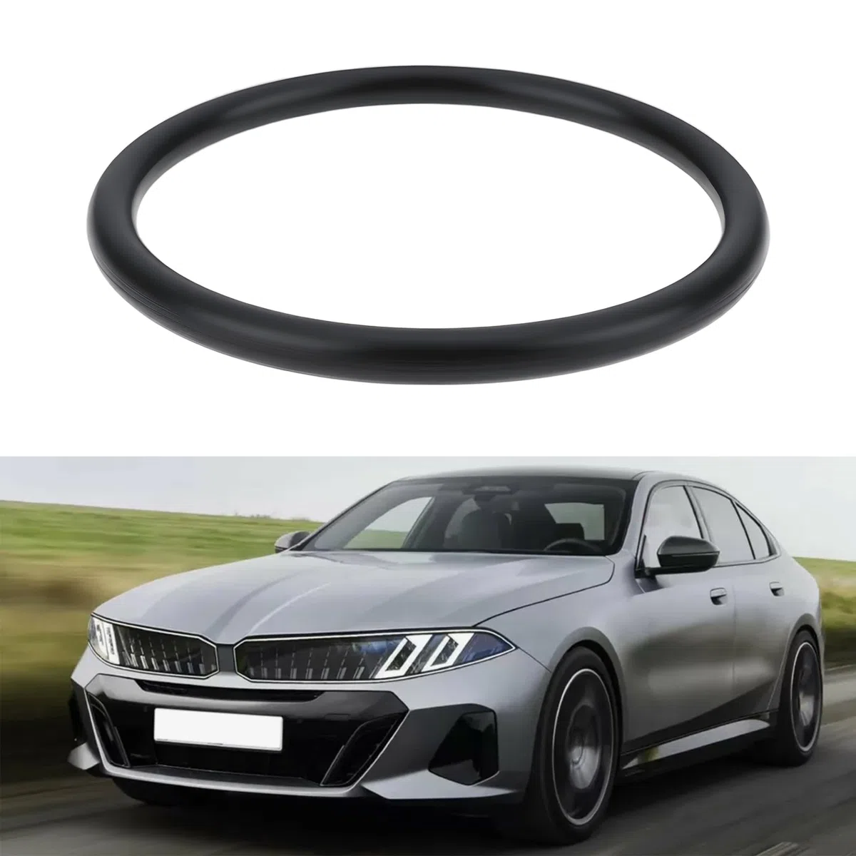 ECSiNG 2 Juntas de Cuello de Llenado de Aceite de Coche de 36 X 3 Mm Goma Fluorada 11128510539 Compatible con BMW 1 Van1er 3 Gran Turismo